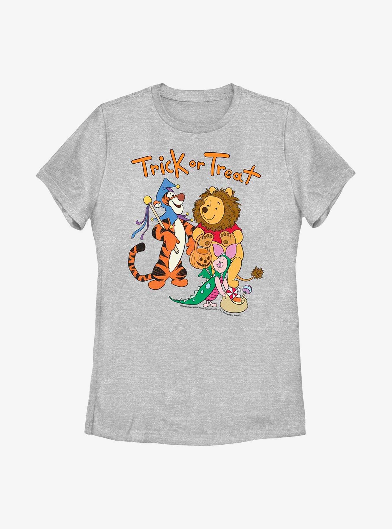 Disney Winnie The Pooh Trick Or Treat Womens T-Shirt, ATH HTR, hi-res