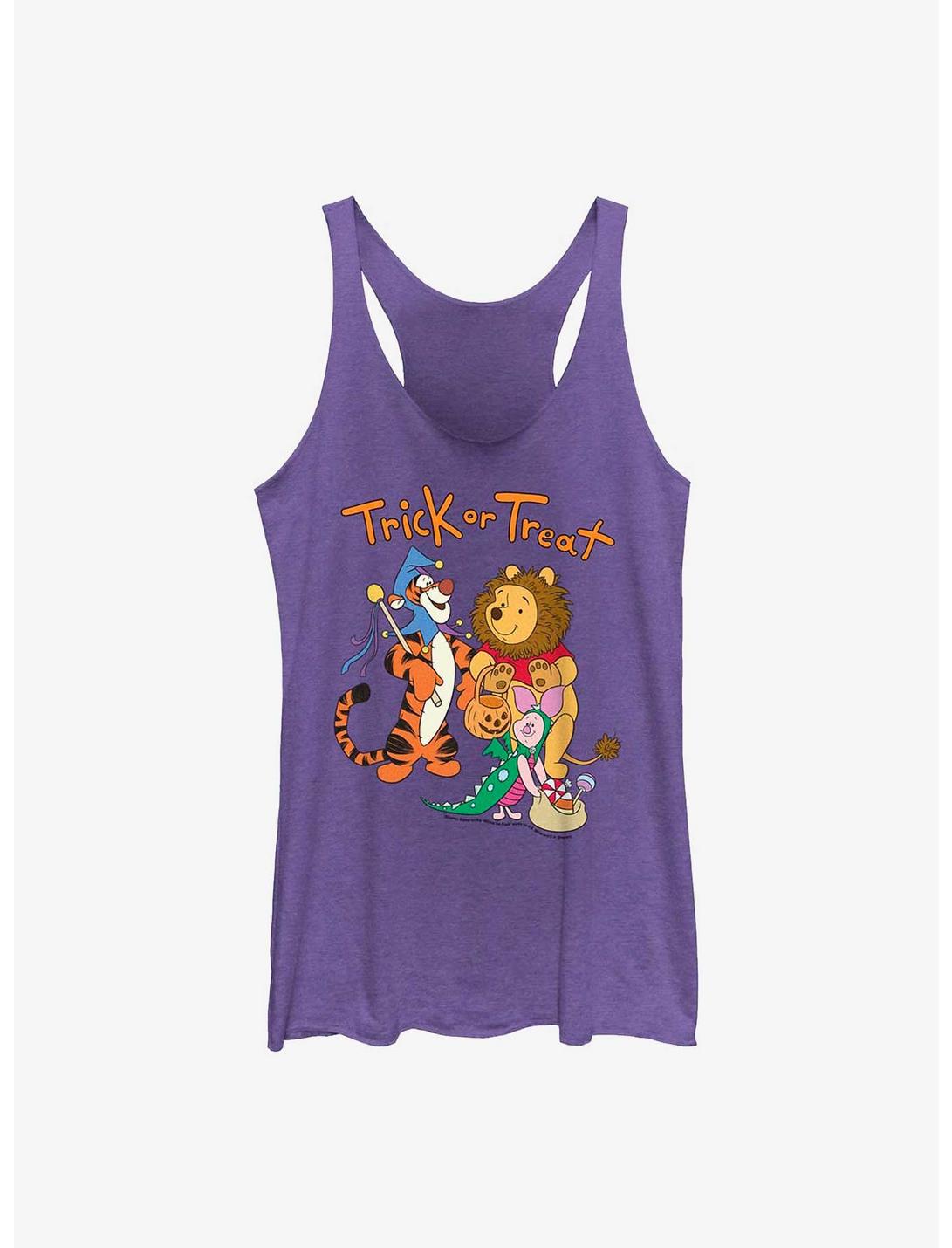Disney Winnie The Pooh Trick Or Treat Womens Tank Top, PUR HTR, hi-res