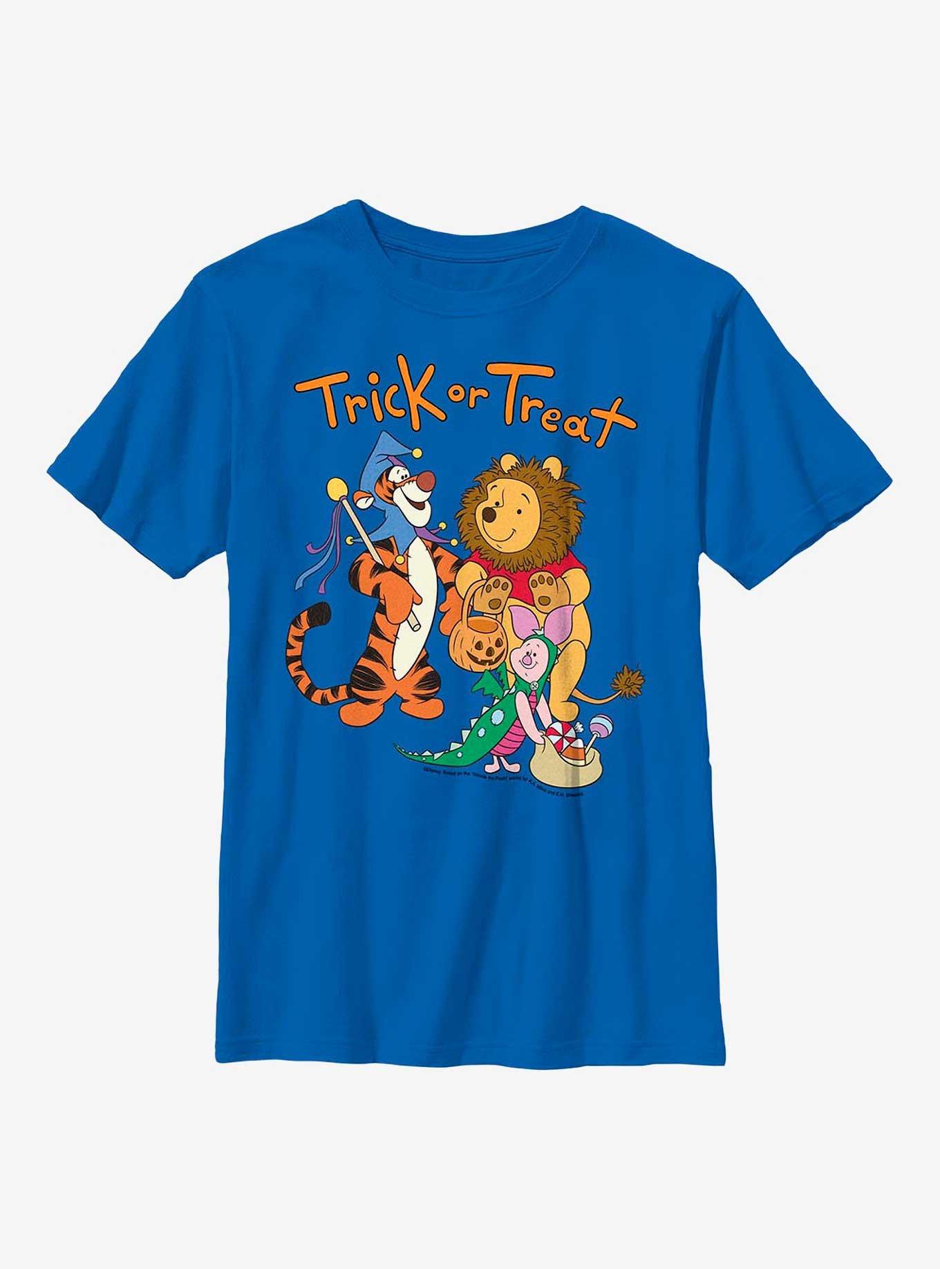 Disney Winnie The Pooh Trick Or Treat Youth T-Shirt, ROYAL, hi-res