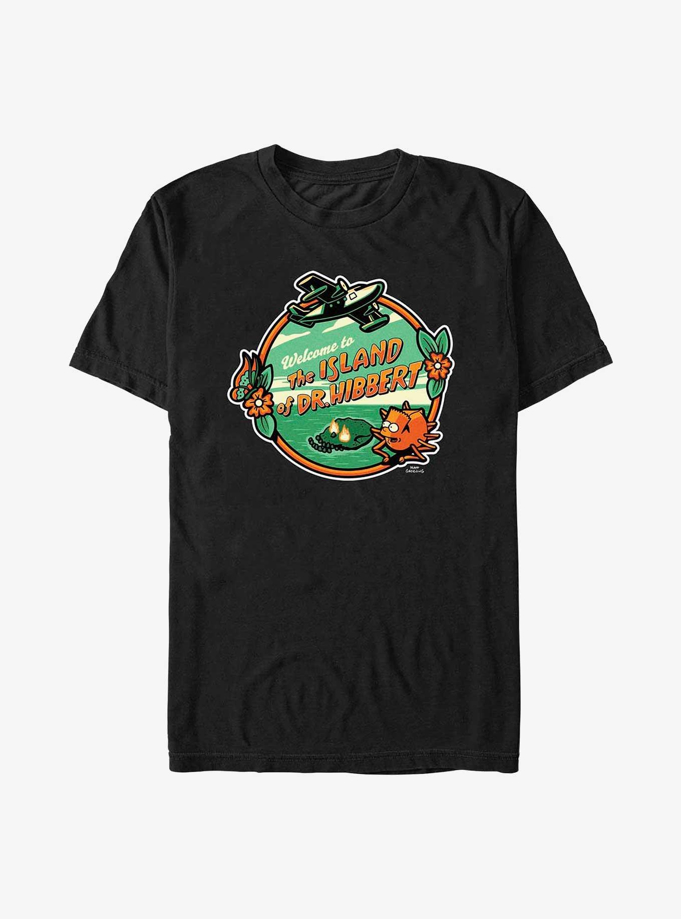The Simpsons Island Of Dr. Hibbert T-Shirt, BLACK, hi-res