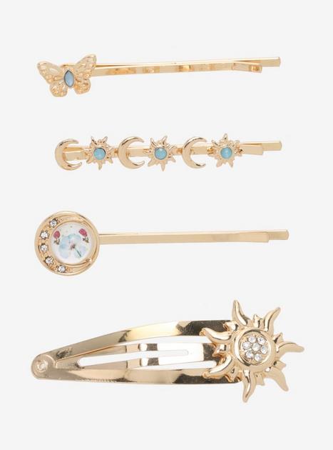 Celestial Floral Hair Clip Set | Hot Topic