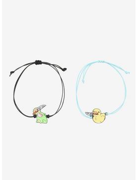 Frog Duck Weapon Best Friend Cord Bracelet Set, , hi-res