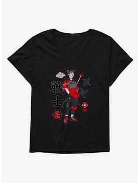 Anime Streetwear Samurai Womens T-Shirt Plus Size, , hi-res