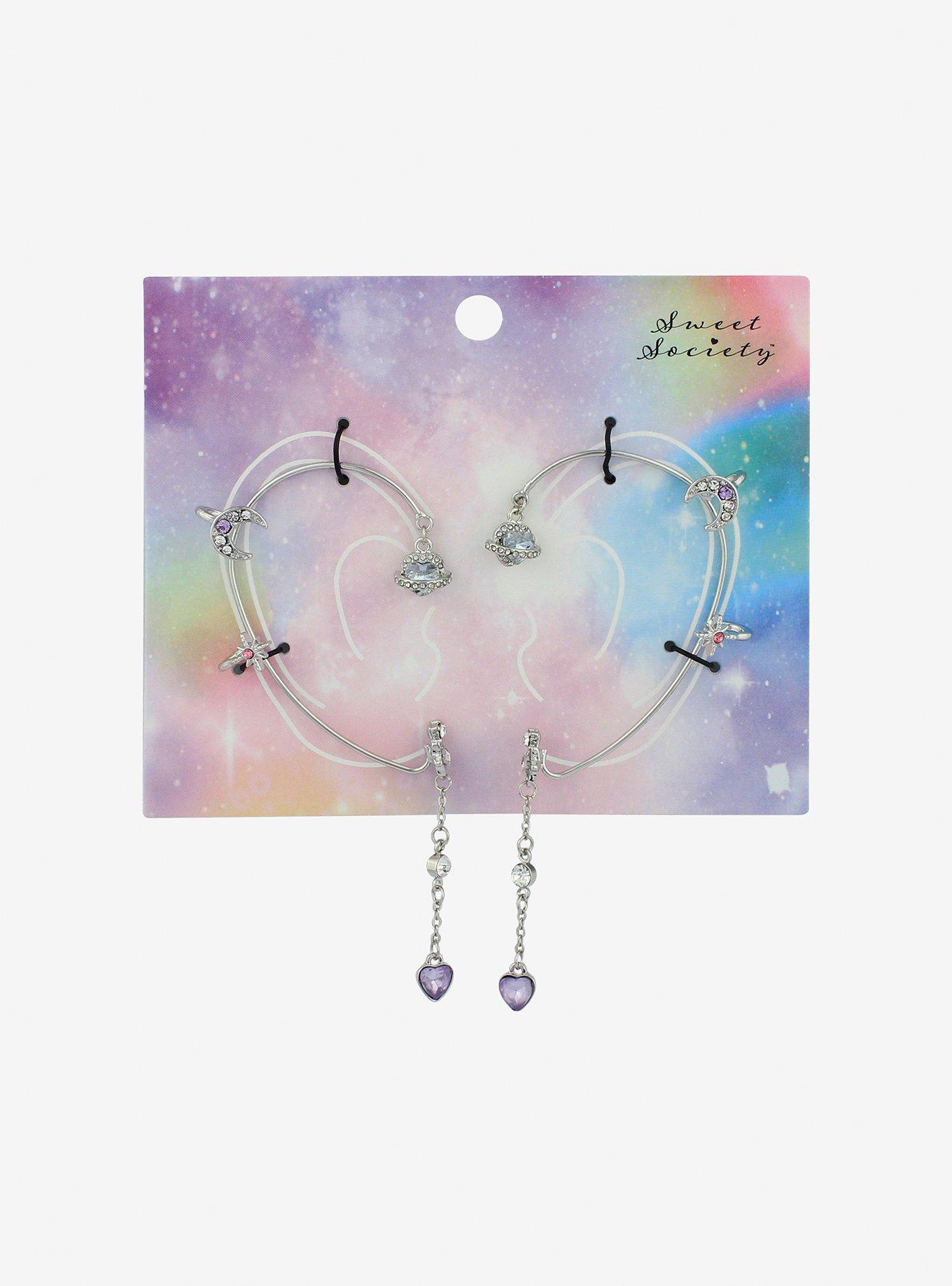 Bling Planet Ear Cuff Set, , hi-res