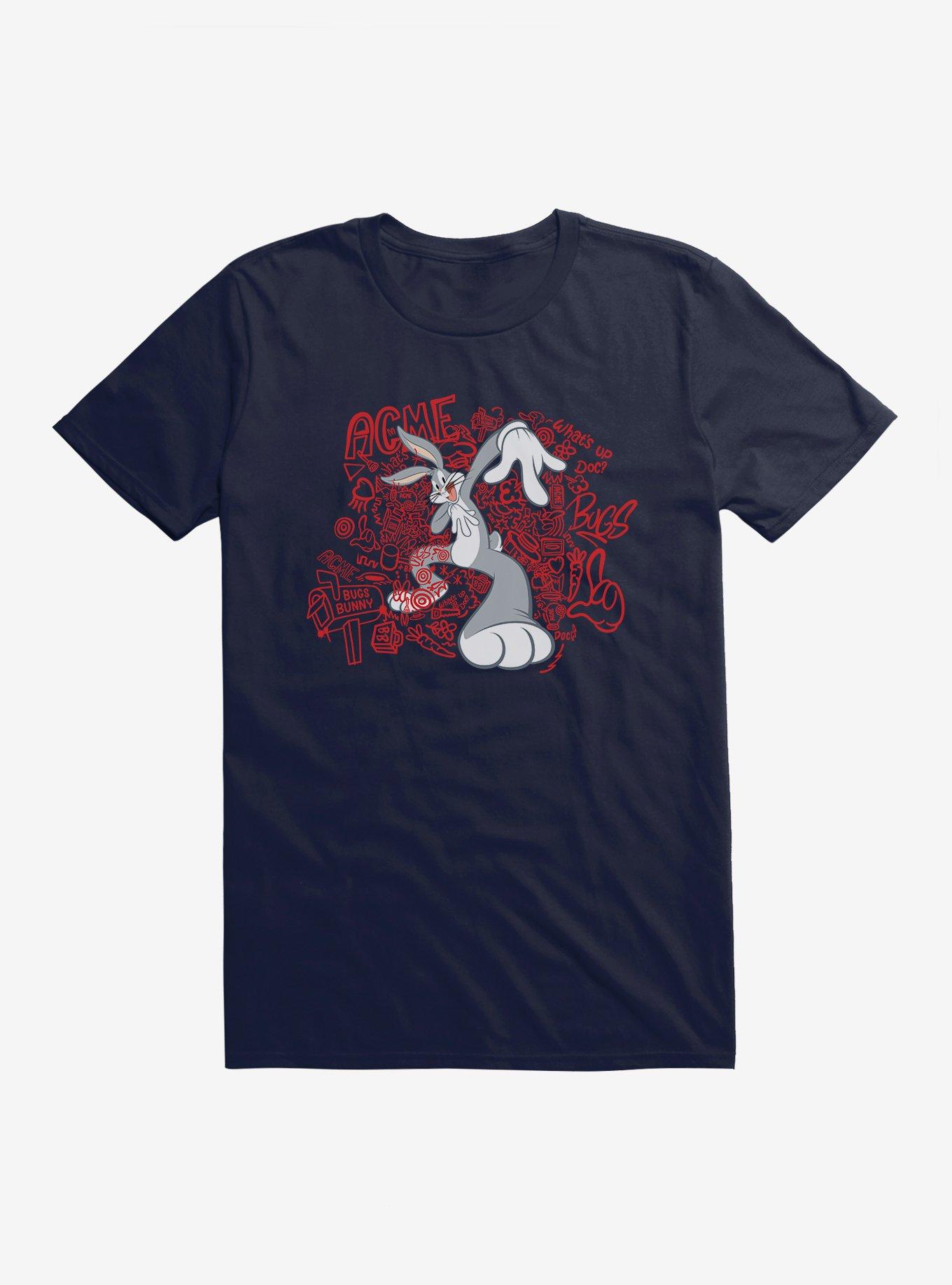 Looney Tunes Bugs Bunny Acme T-Shirt, NAVY, hi-res