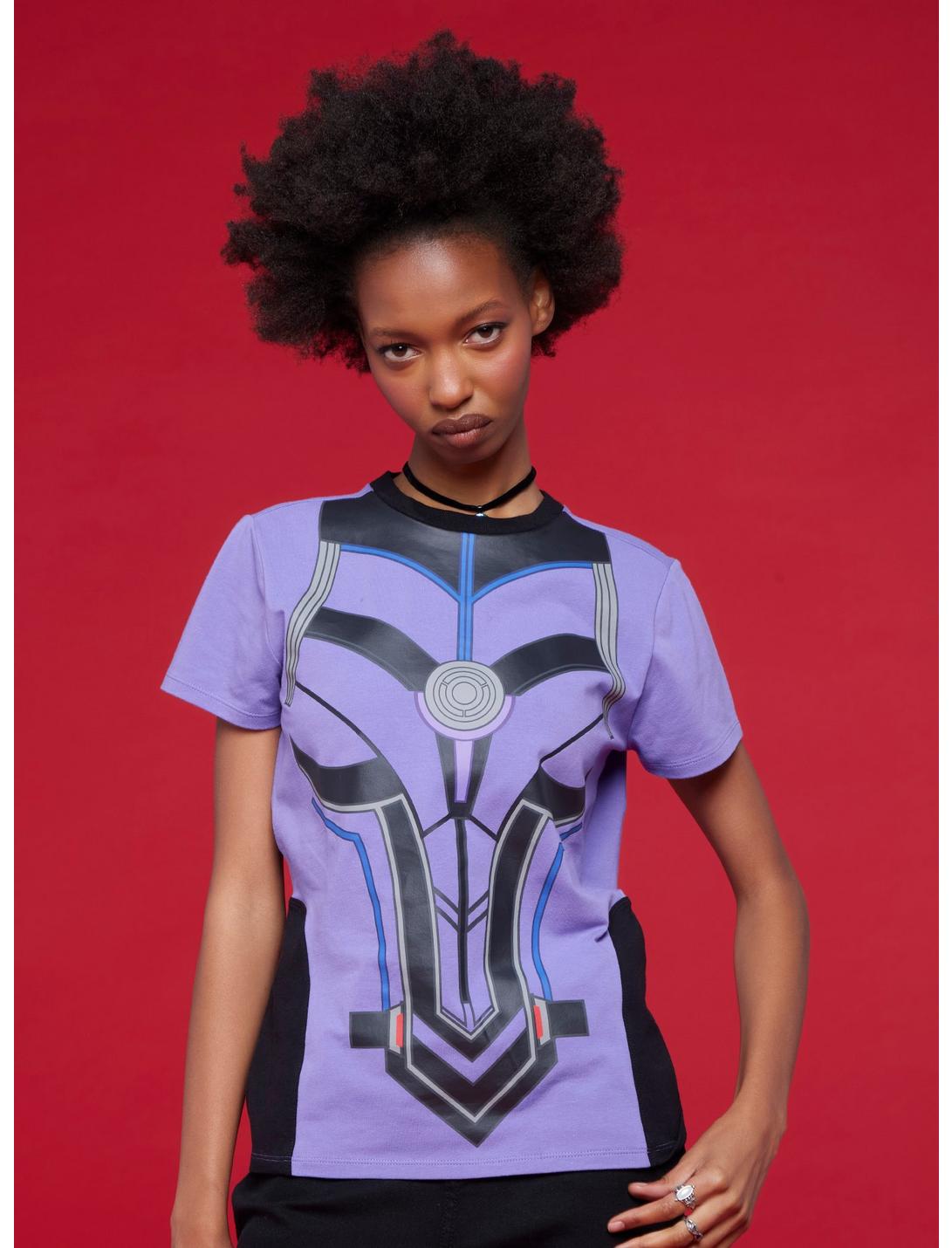 Her Universe Marvel Ant-Man And The Wasp: Quantumania Cassie T-Shirt, BLUE BLACK, hi-res