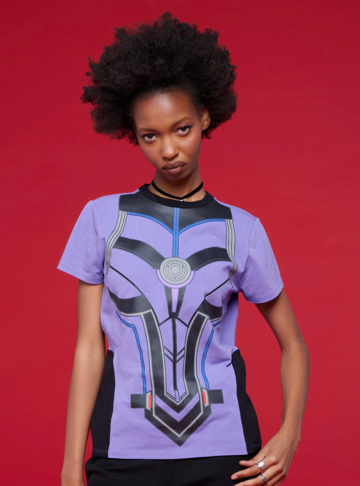 Her Universe Marvel Ant-Man And The Wasp: Quantumania Cassie T-Shirt, BLUE BLACK, hi-res