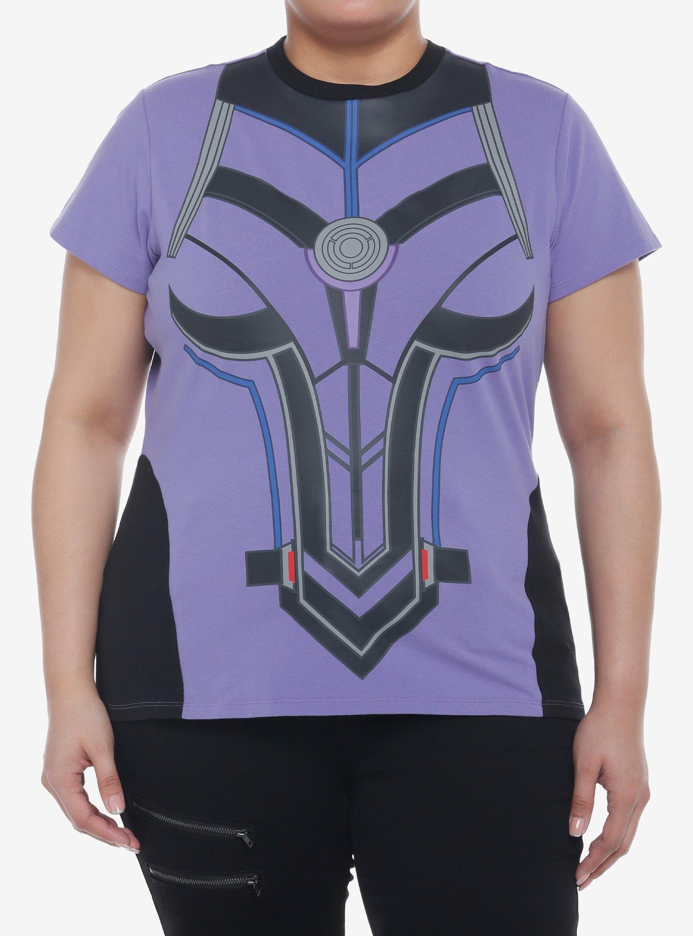 Her Universe Marvel Ant-Man And The Wasp: Quantumania Cassie T-Shirt Plus Size, BLUE BLACK, hi-res