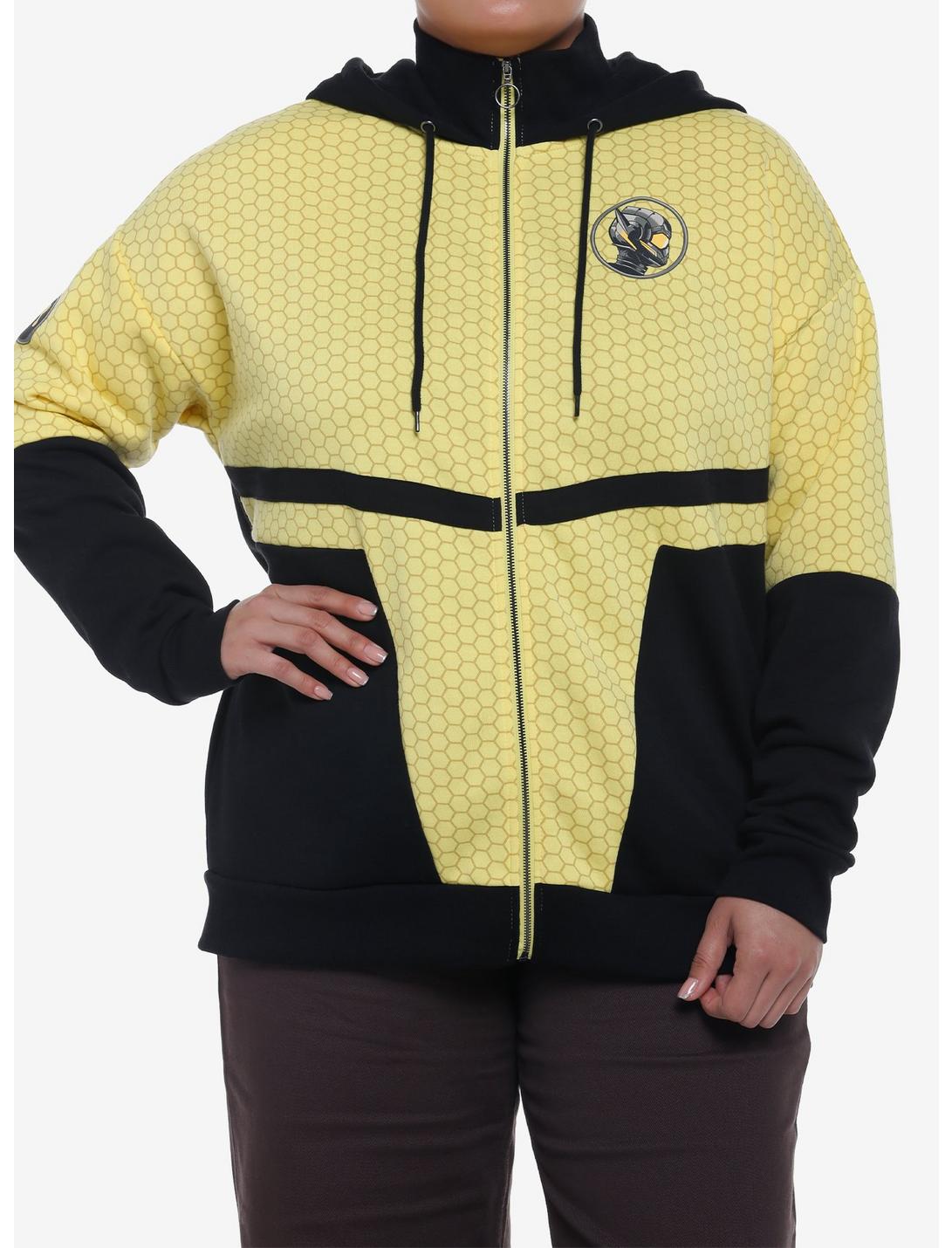 Her Universe Marvel Ant-Man And The Wasp: Quantumania Wasp Hoodie Plus Size, MULTI, hi-res