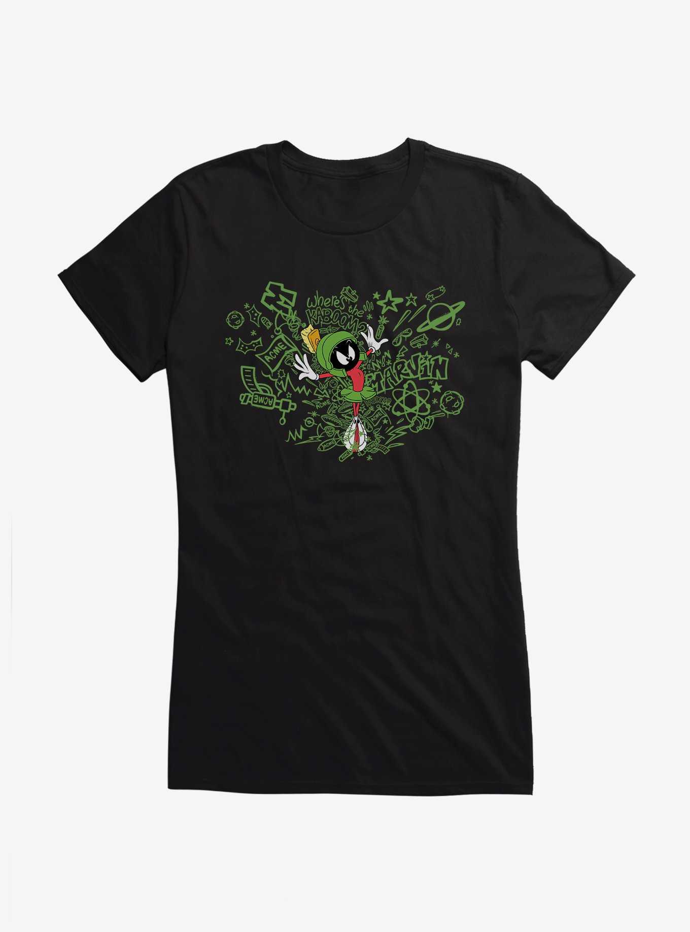 Looney Tunes Marvin The Martian Acme Girls T-Shirt, , hi-res