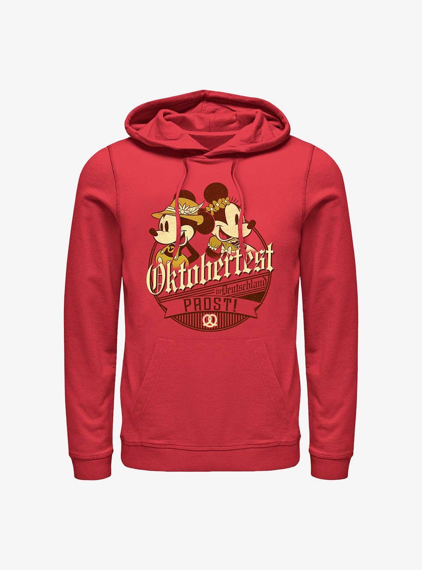 Disney Mickey Mouse Oktoberfest Hoodie, RED, hi-res