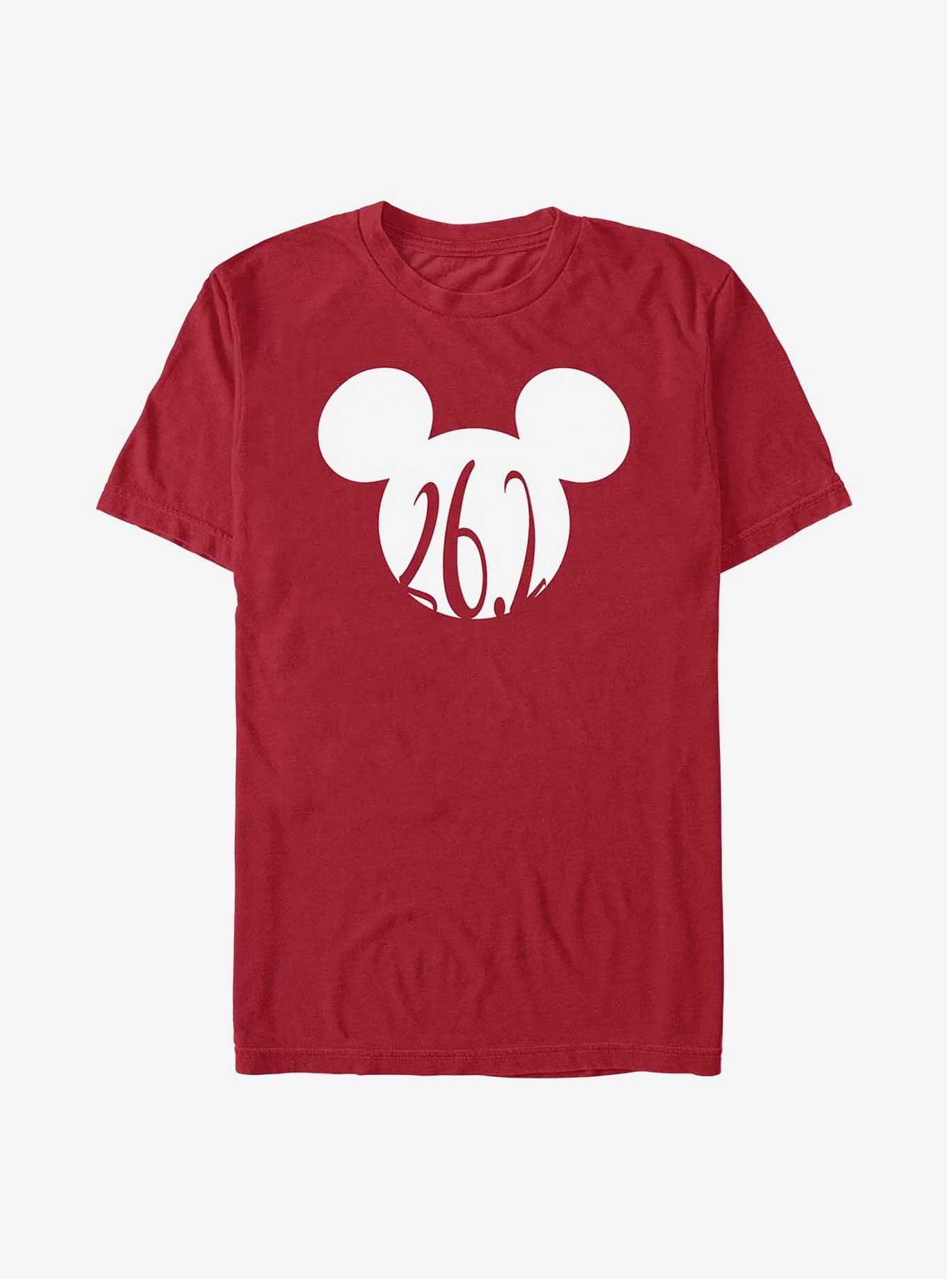 Disney Mickey Mouse 26.2 Marathon Ears T-Shirt, CARDINAL, hi-res