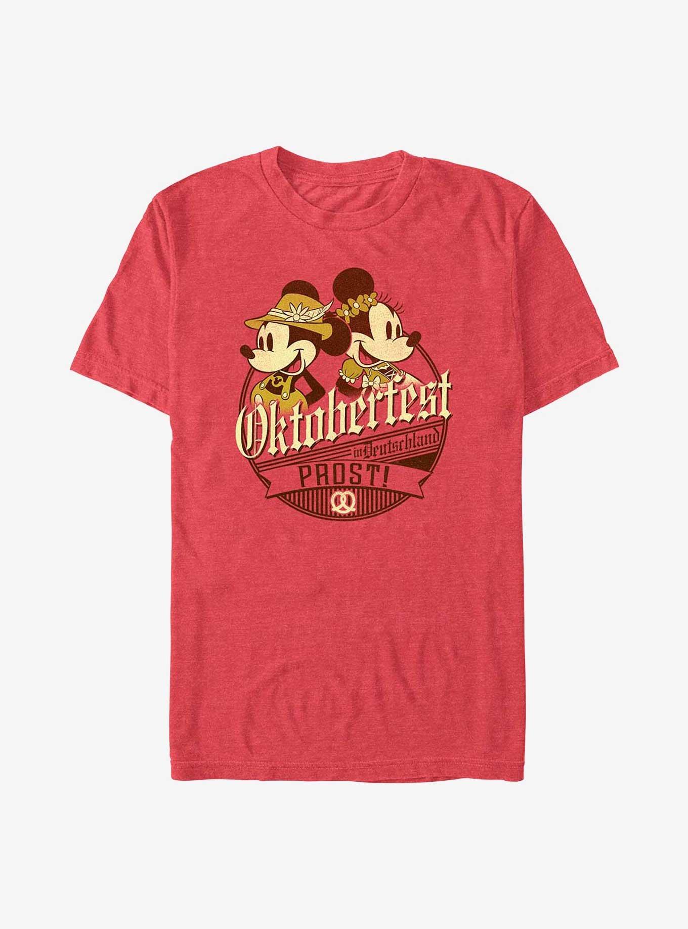 Disney Mickey Mouse Oktoberfest T-Shirt, RED HTR, hi-res