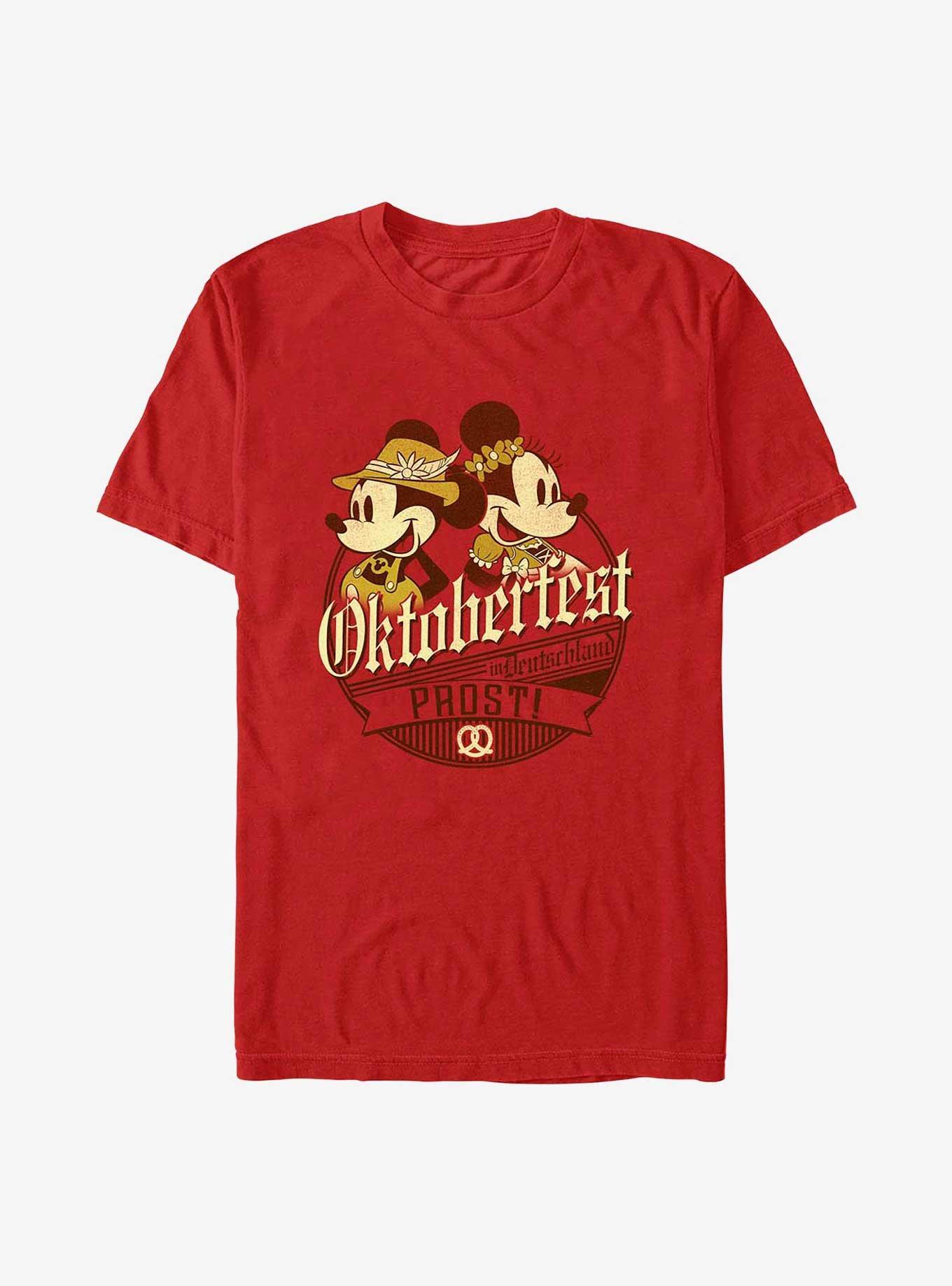 Disney Mickey Mouse Oktoberfest T-Shirt, RED, hi-res