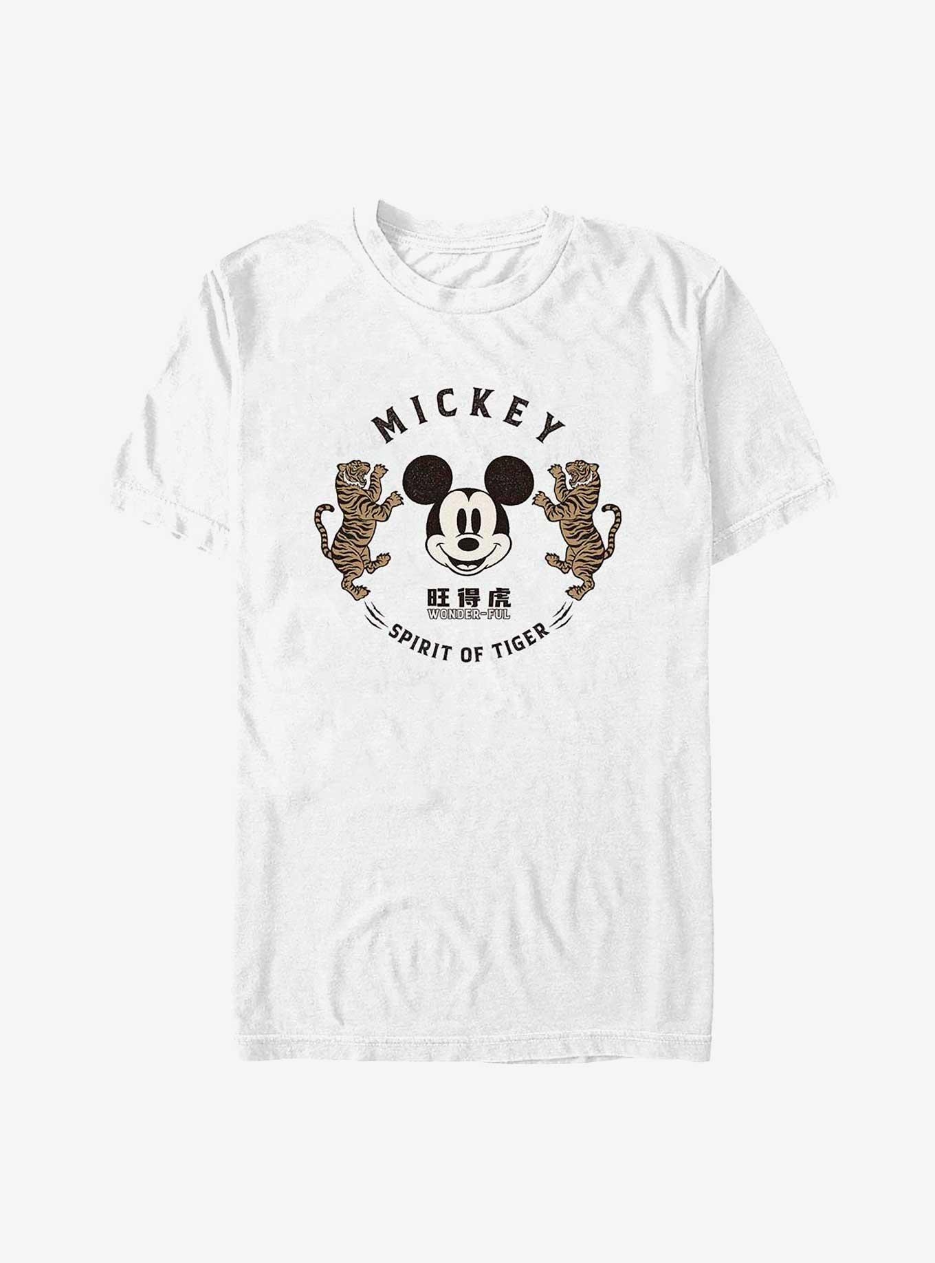 Disney Mickey Mouse Spirit of Tiger T-Shirt, WHITE, hi-res