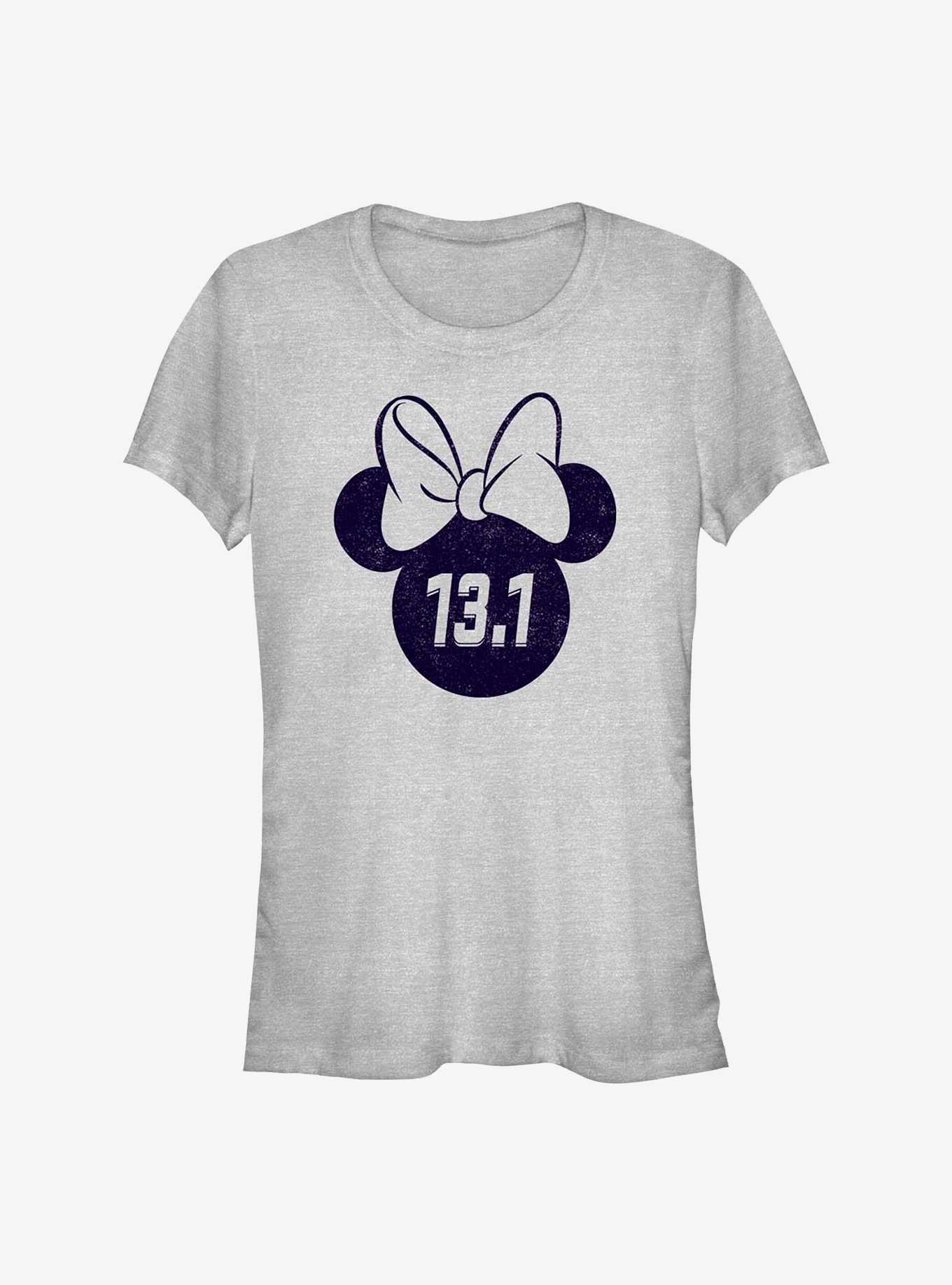 Disney Minnie Mouse 13.1 Half Marathon Ears Girls T-Shirt, ATH HTR, hi-res
