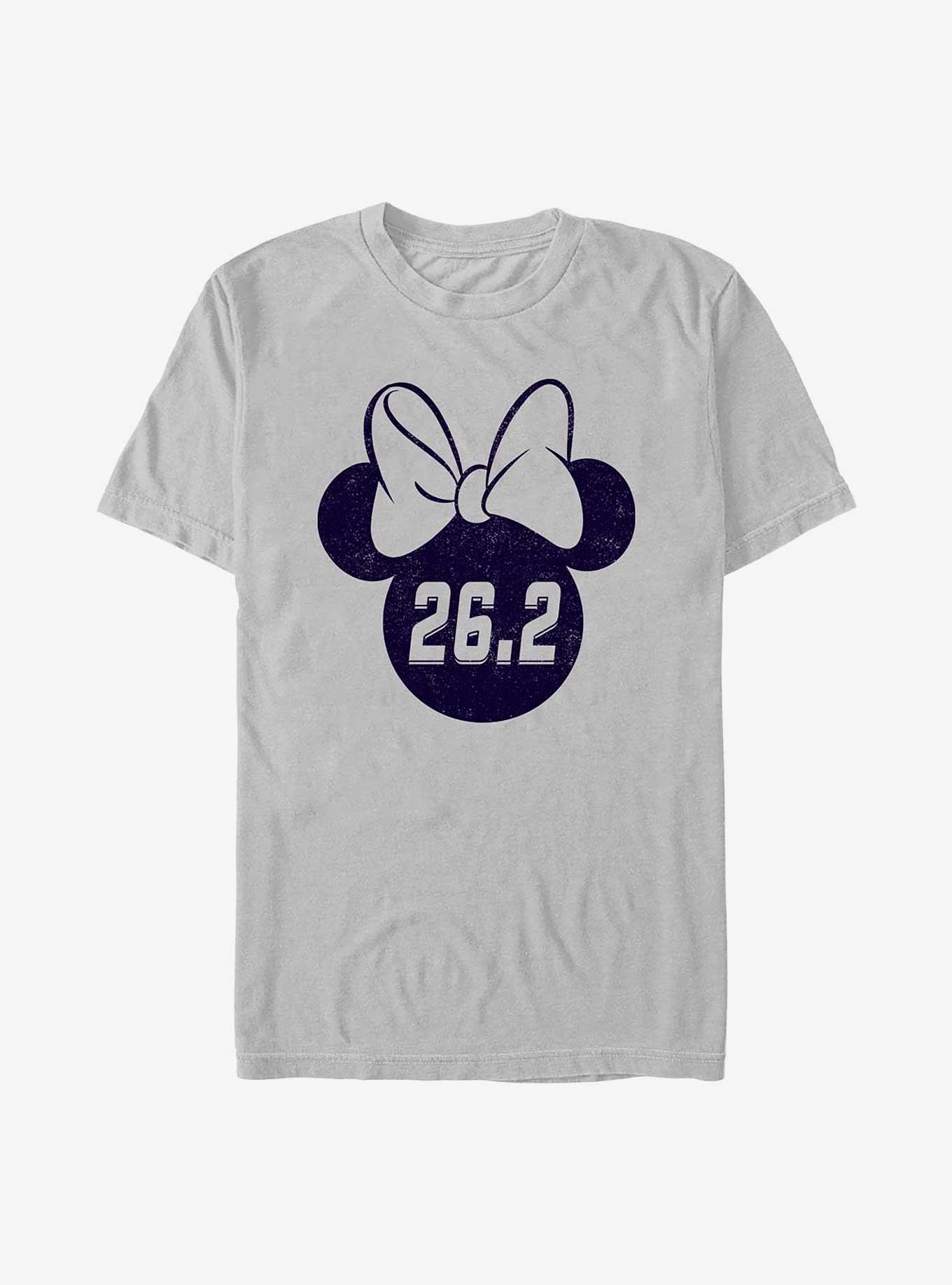 Disney Minnie Mouse 26.2 Marathon Ears T-Shirt, SILVER, hi-res