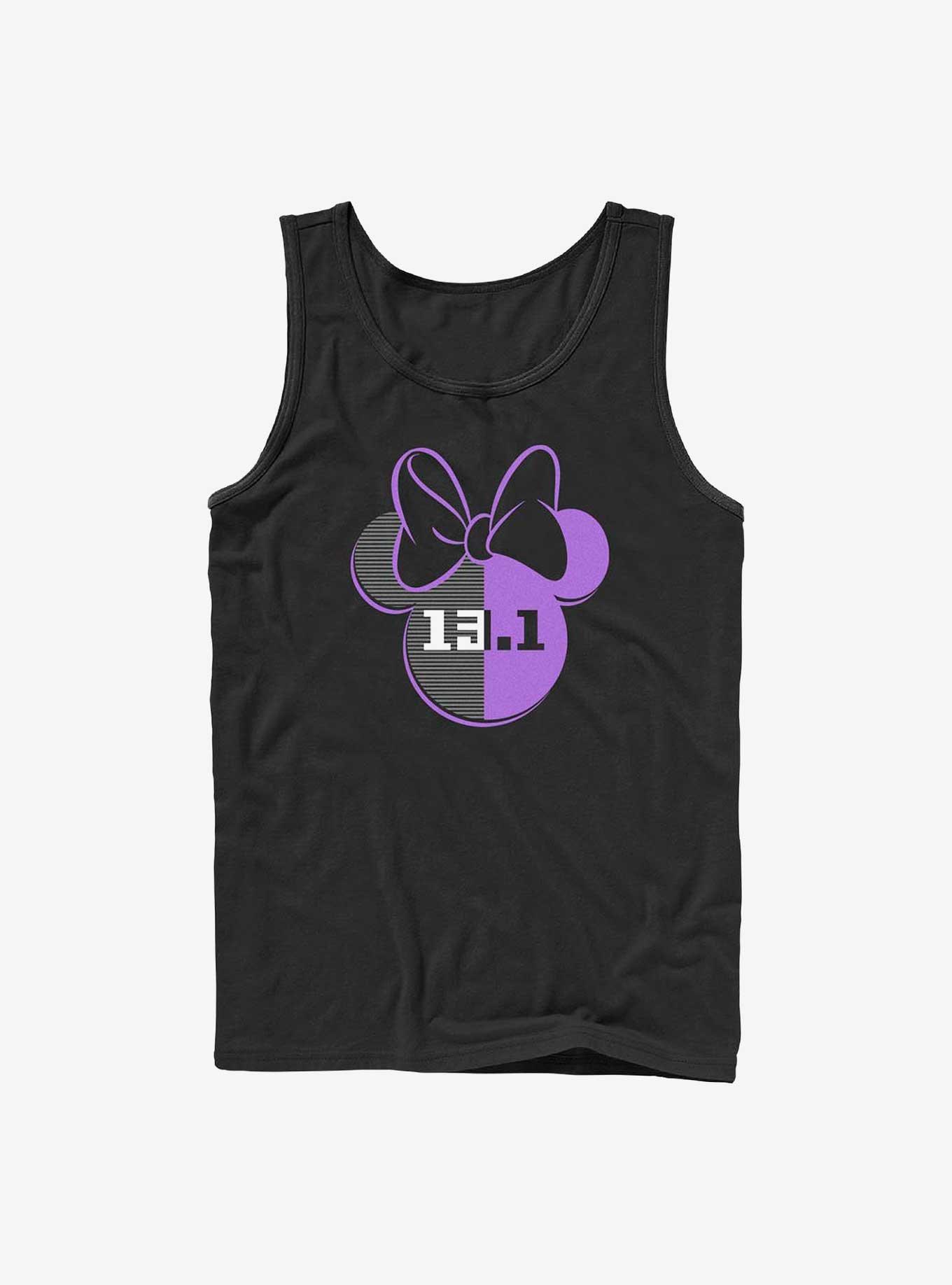 Disney Minnie Mouse 13.1 Half Marathon Ears Tank, BLACK, hi-res