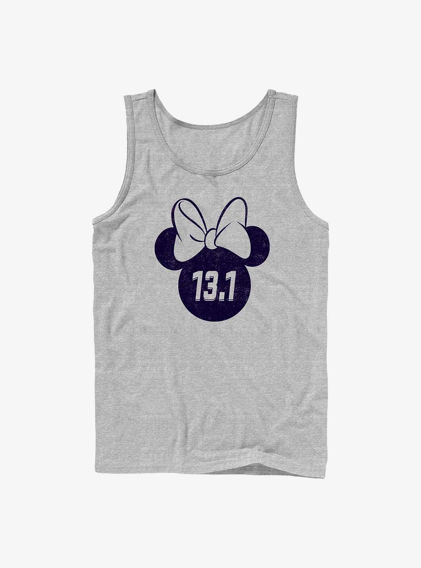 Disney Minnie Mouse 13.1 Half Marathon Ears Tank, ATH HTR, hi-res