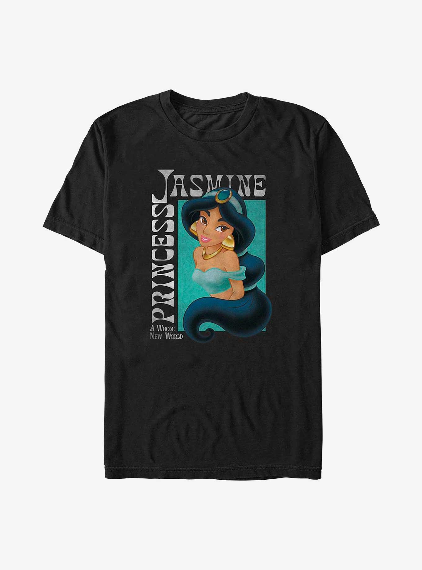 Disney Aladdin Jasmine Poster T-Shirt, BLACK, hi-res