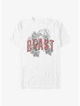 Disney Beauty and the Beast Sketch T-Shirt, WHITE, hi-res