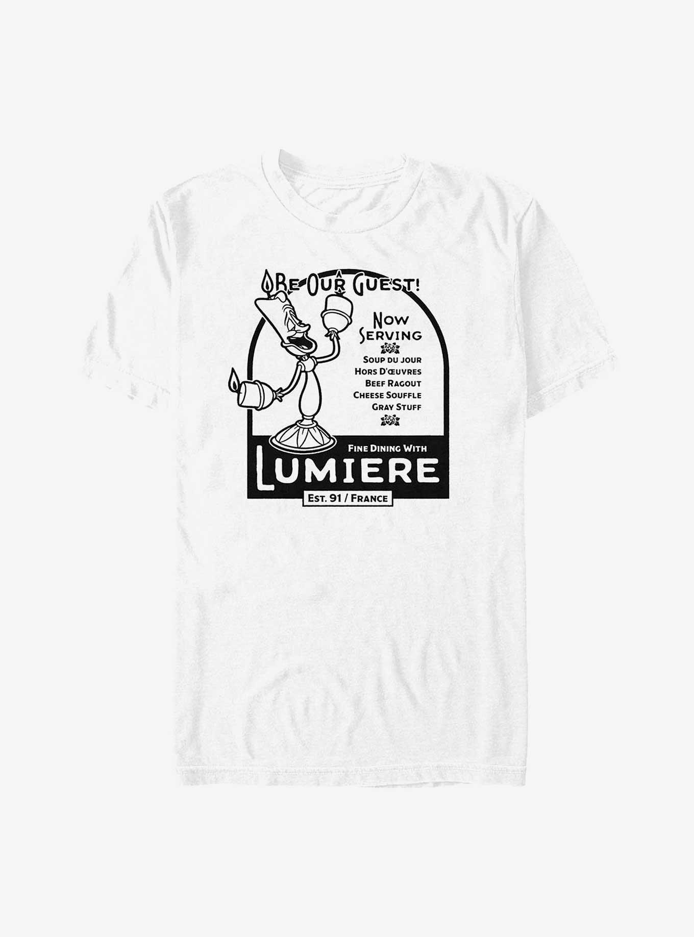 Disney Beauty and the Beast Lumiere Be Our Guest T-Shirt, , hi-res