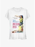 Disney Peter Pan Vintage Poster Girls T-Shirt, WHITE, hi-res
