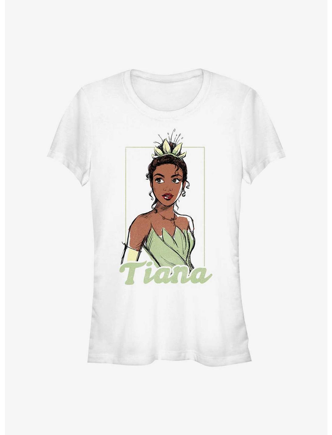 Disney The Princess and the Frog Tiana Sketch Girls T-Shirt, WHITE, hi-res