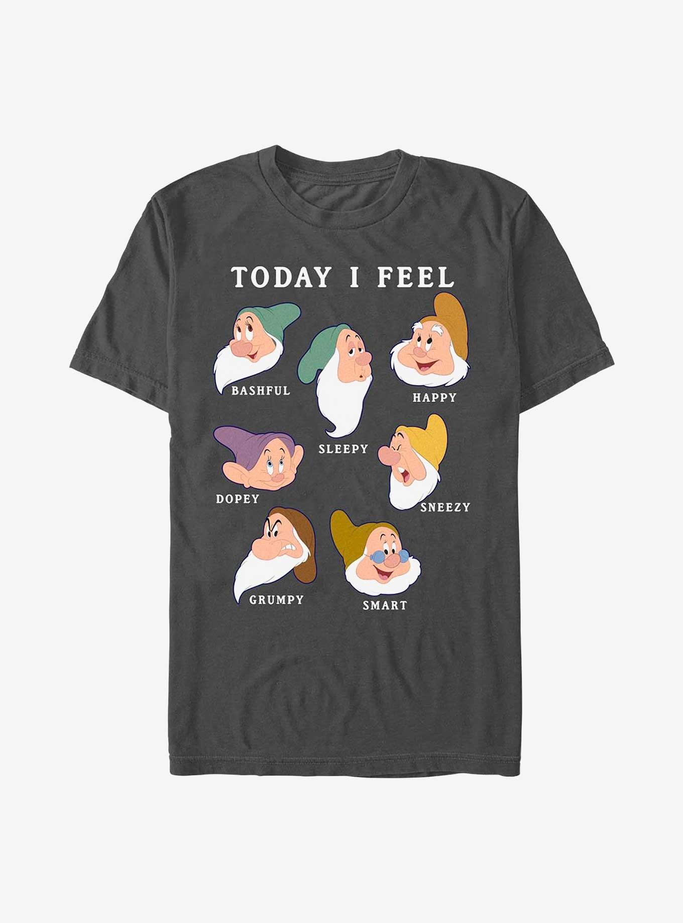 Disney Snow White and the Seven Dwarfs Today I Feel T-Shirt, , hi-res