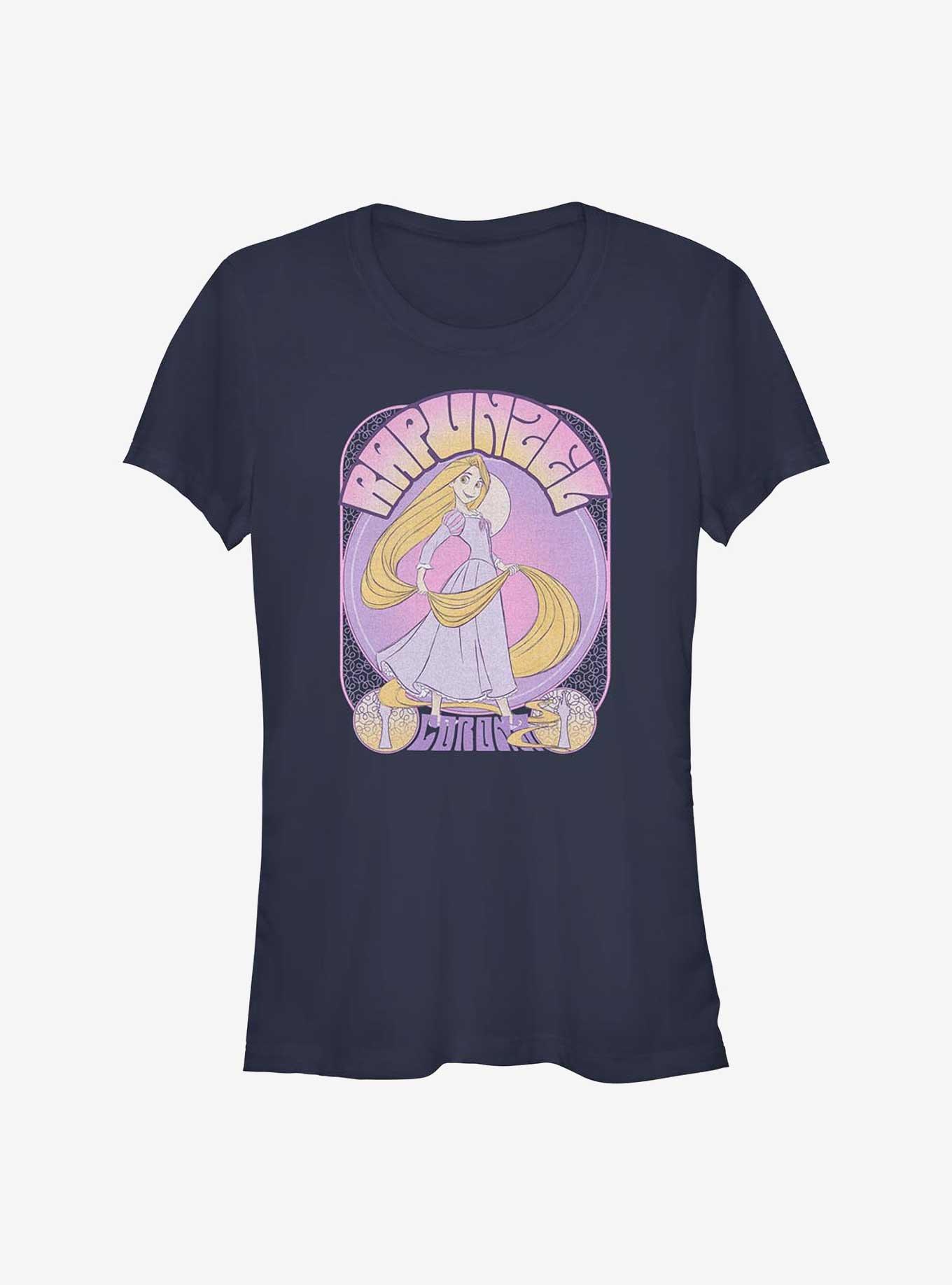 Disney Tangled Rapunzel Girls T-Shirt, NAVY, hi-res