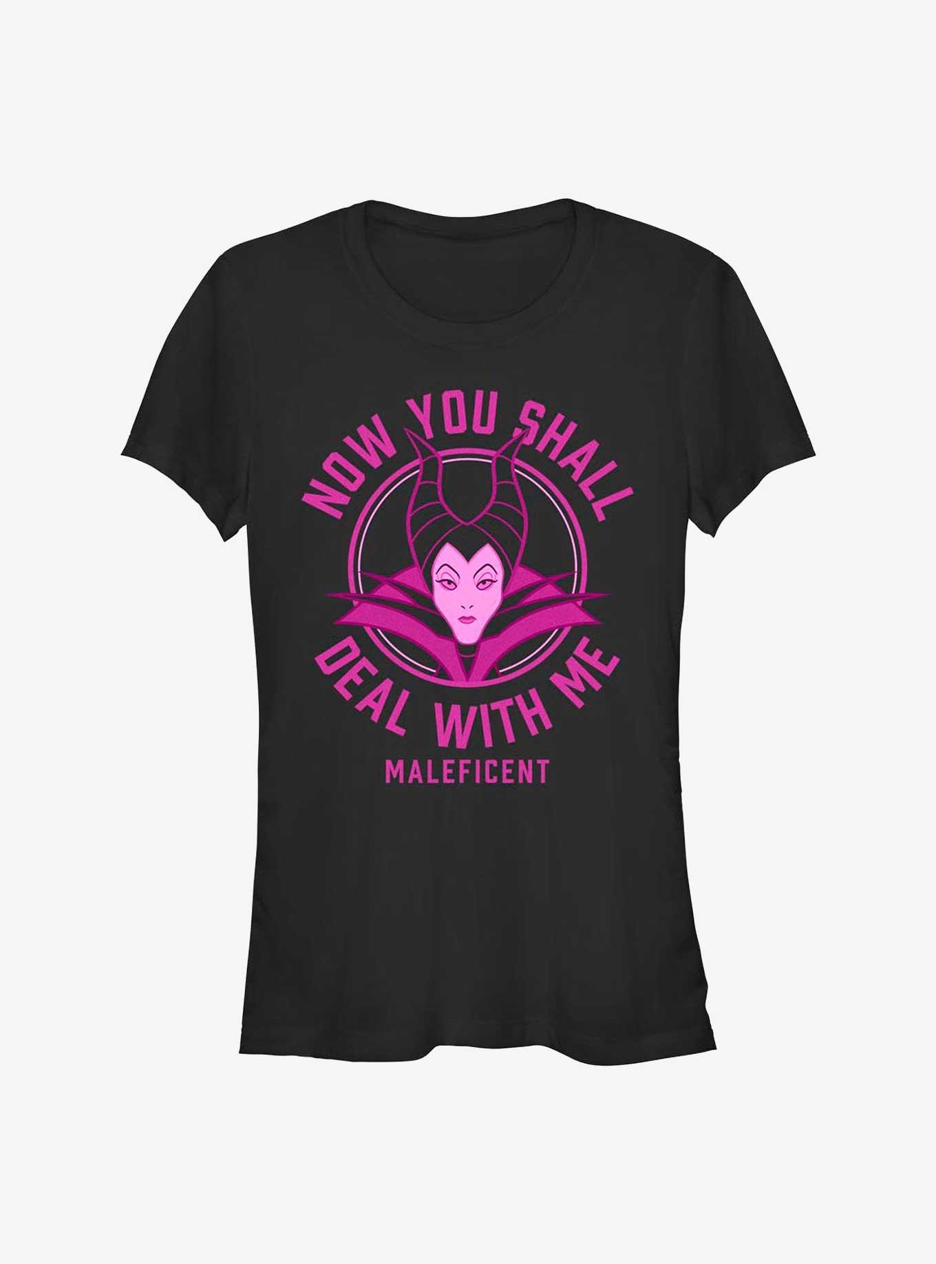 Disney Villains Deal With Maleficent Girls T-Shirt, BLACK, hi-res
