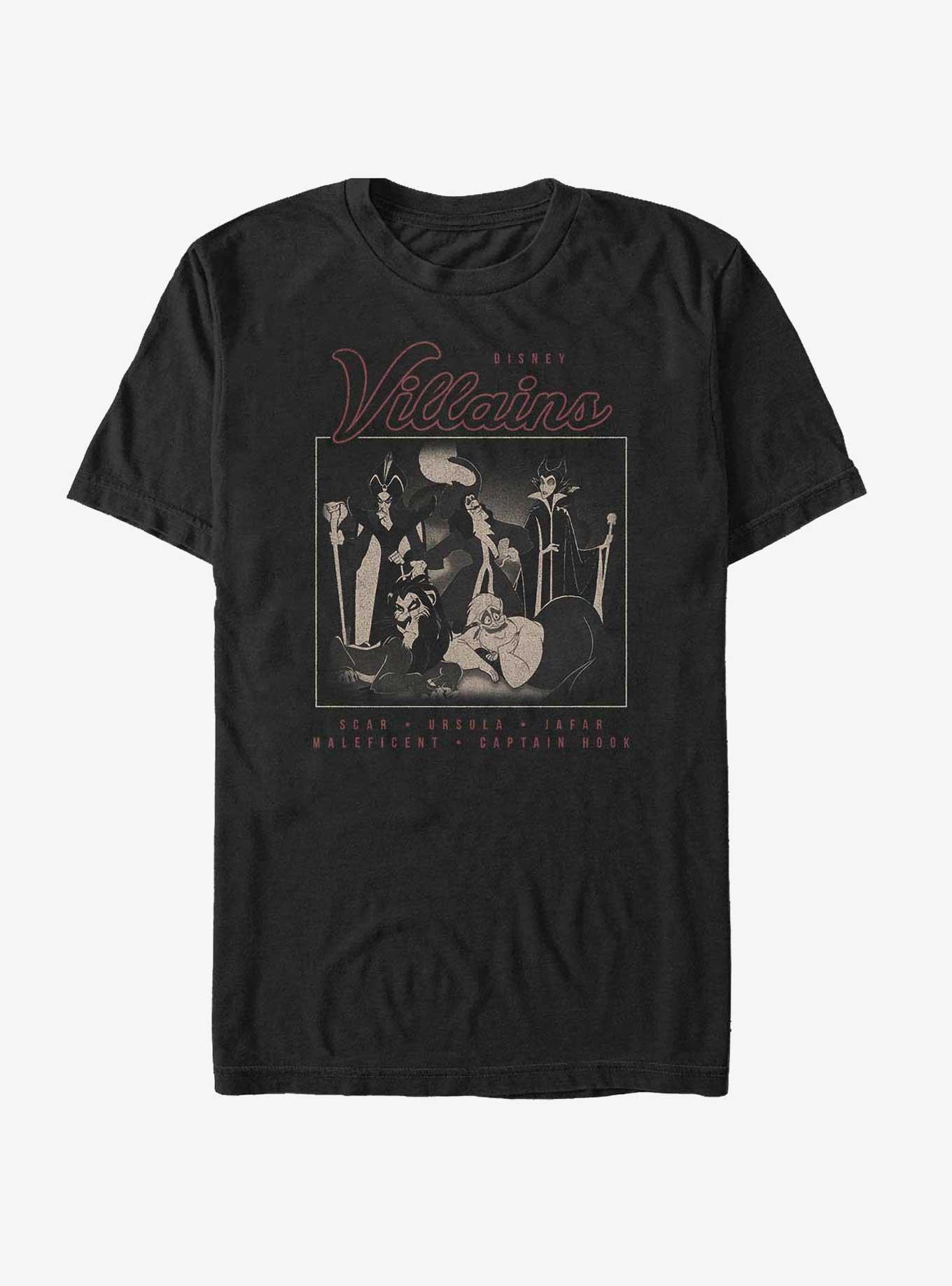 Disney Villains Group Portrait T-Shirt, BLACK, hi-res