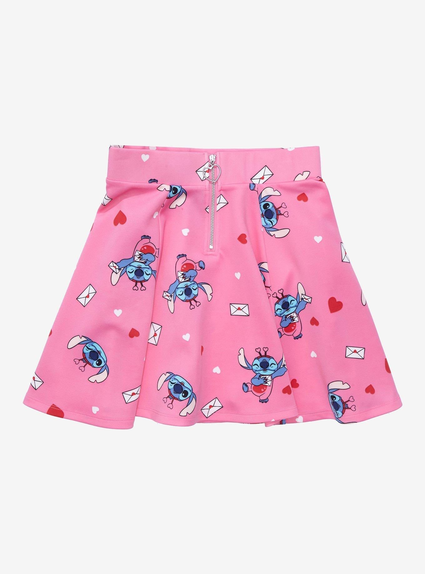 Her Universe Disney Lilo & Stitch Lovebug Skirt, MULTI, hi-res