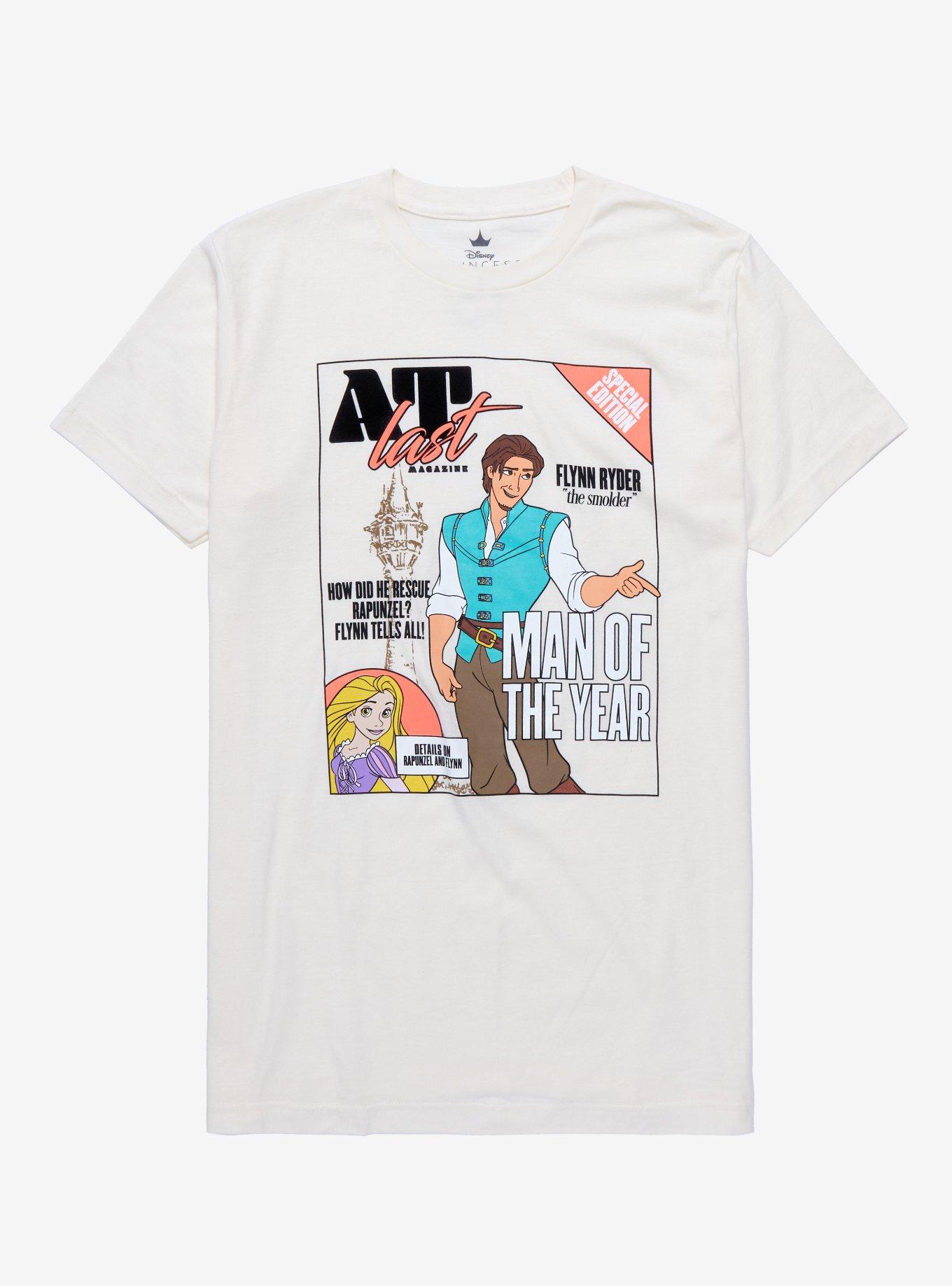 Disney Tangled Flynn Rider Magazine Cover T Shirt BoxLunch Exclusive BoxLunch