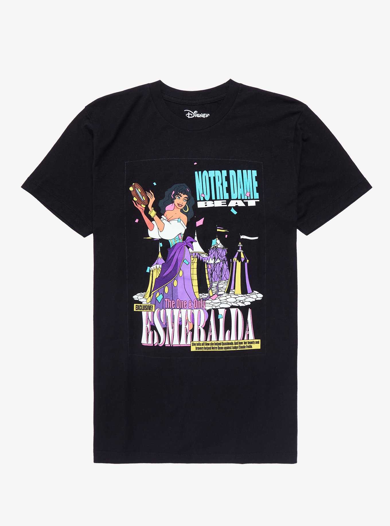 Disney The Hunchback of Notre Dame Esmeralda Magazine Cover T-Shirt - BoxLunch Exclusive, , hi-res