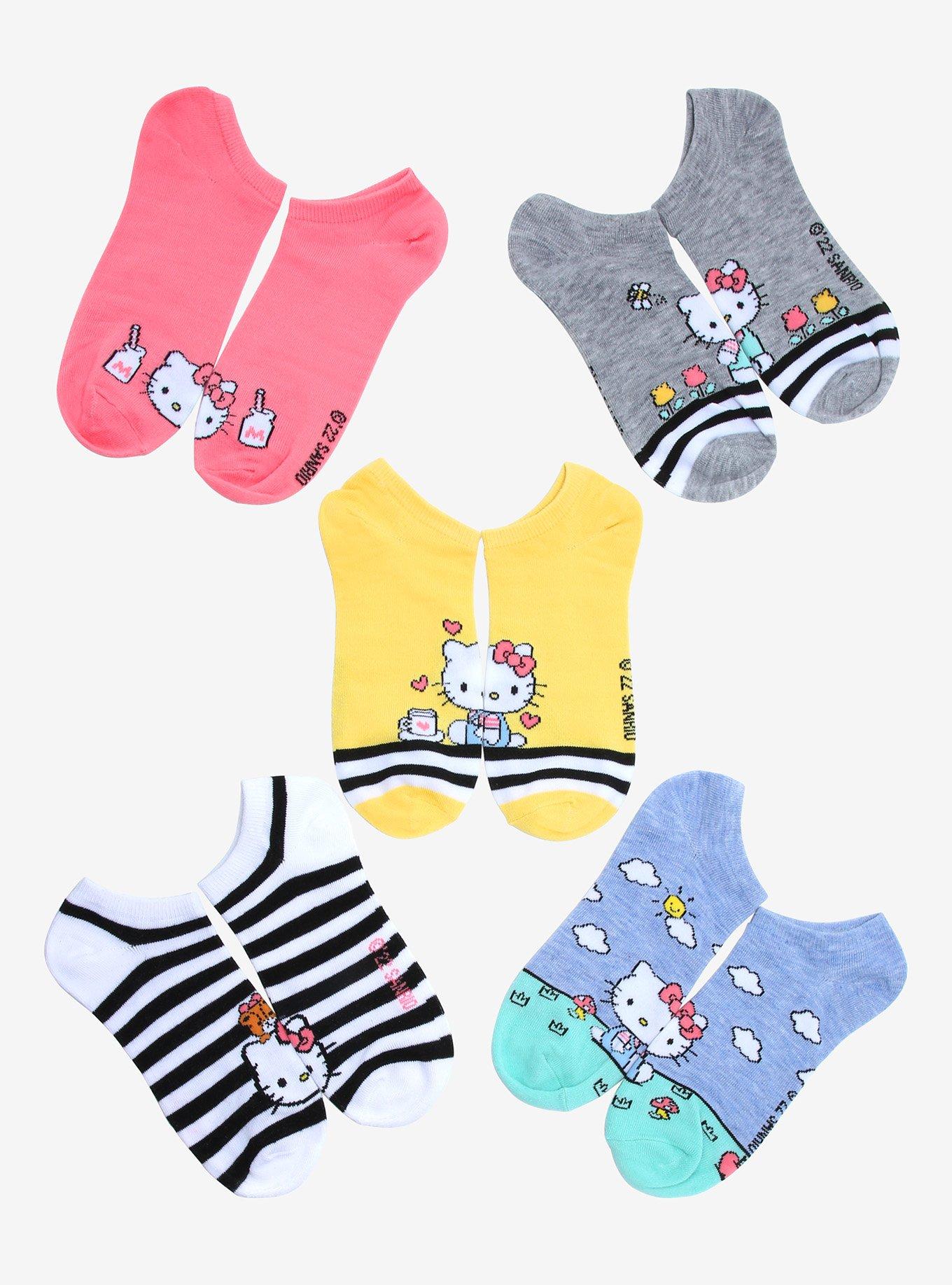 Sanrio Hello Kitty Scenes Sock Set, , hi-res