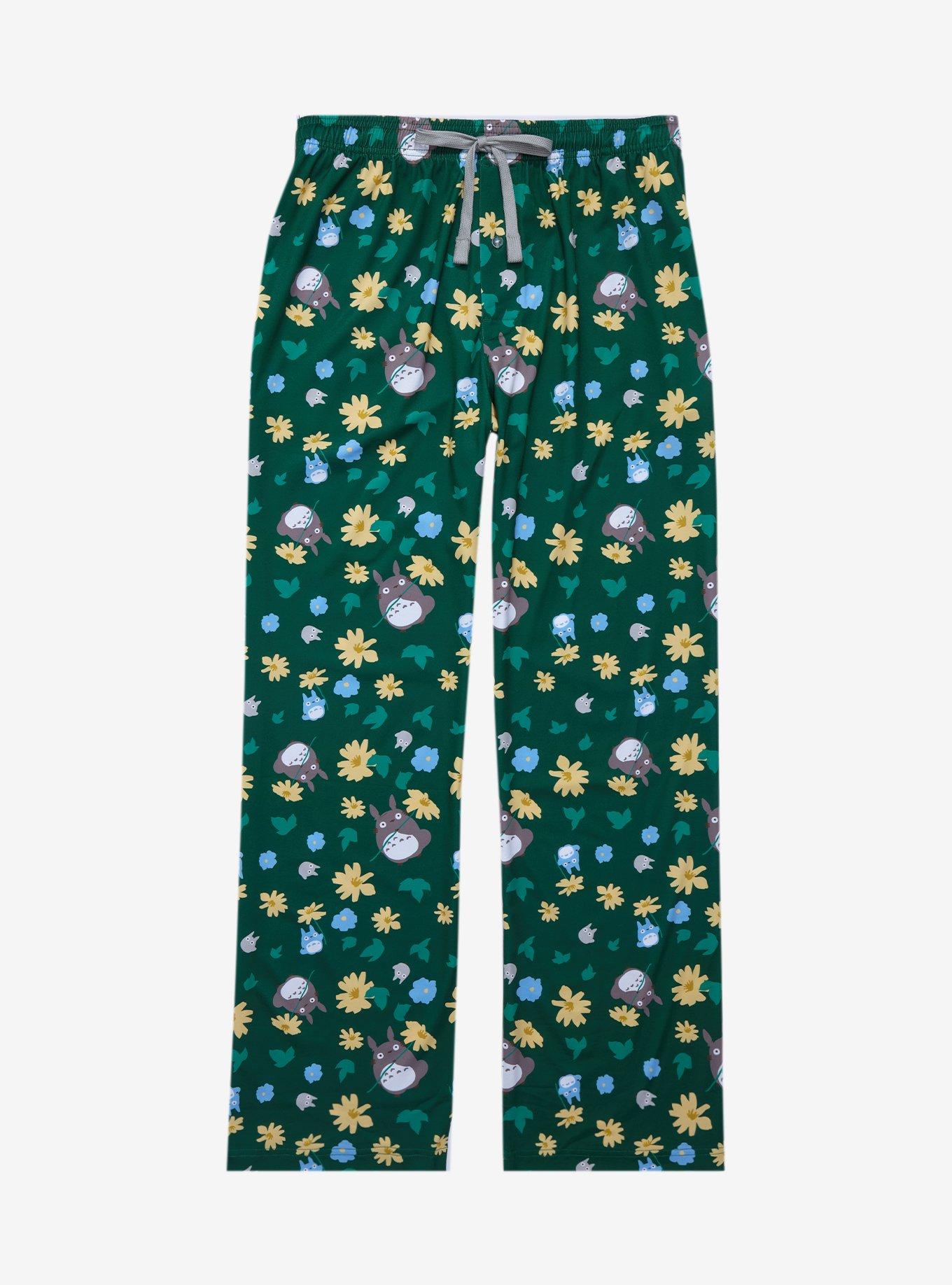 Studio Ghibli My Neighbor Totoro Floral Allover Print Sleep Pants - BoxLunch Exclusive, , hi-res