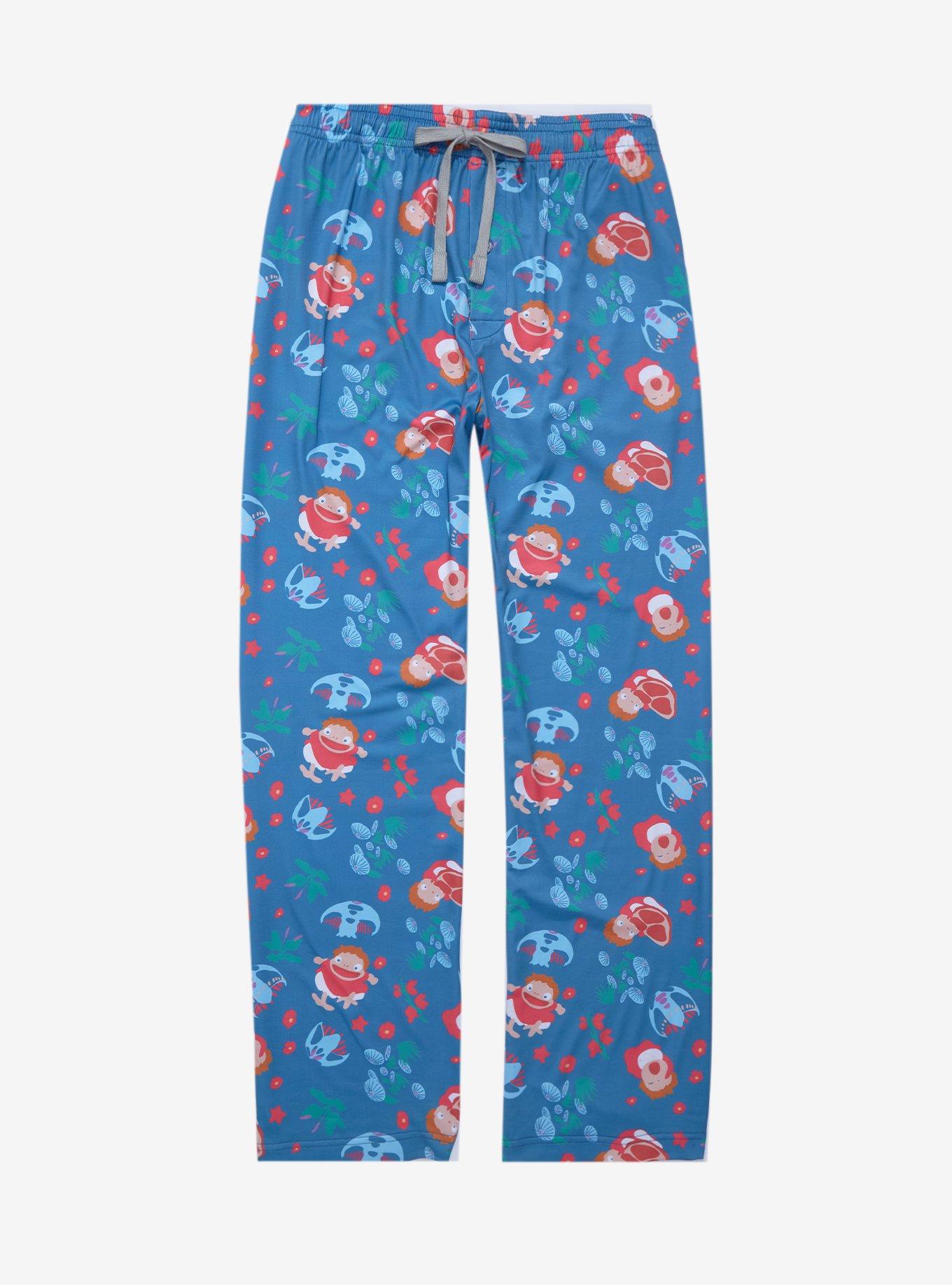 Nautical Print Wide-Leg Pajama Pants - Women - Ready-to-Wear
