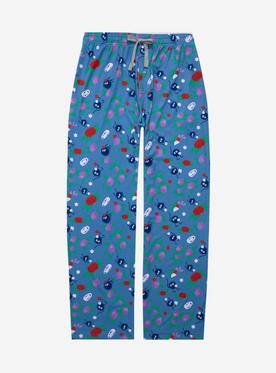Studio Ghibli Spirited Away No-Face & Soot Sprites Floral Allover Print Sleep Pants - BoxLunch Exclusive