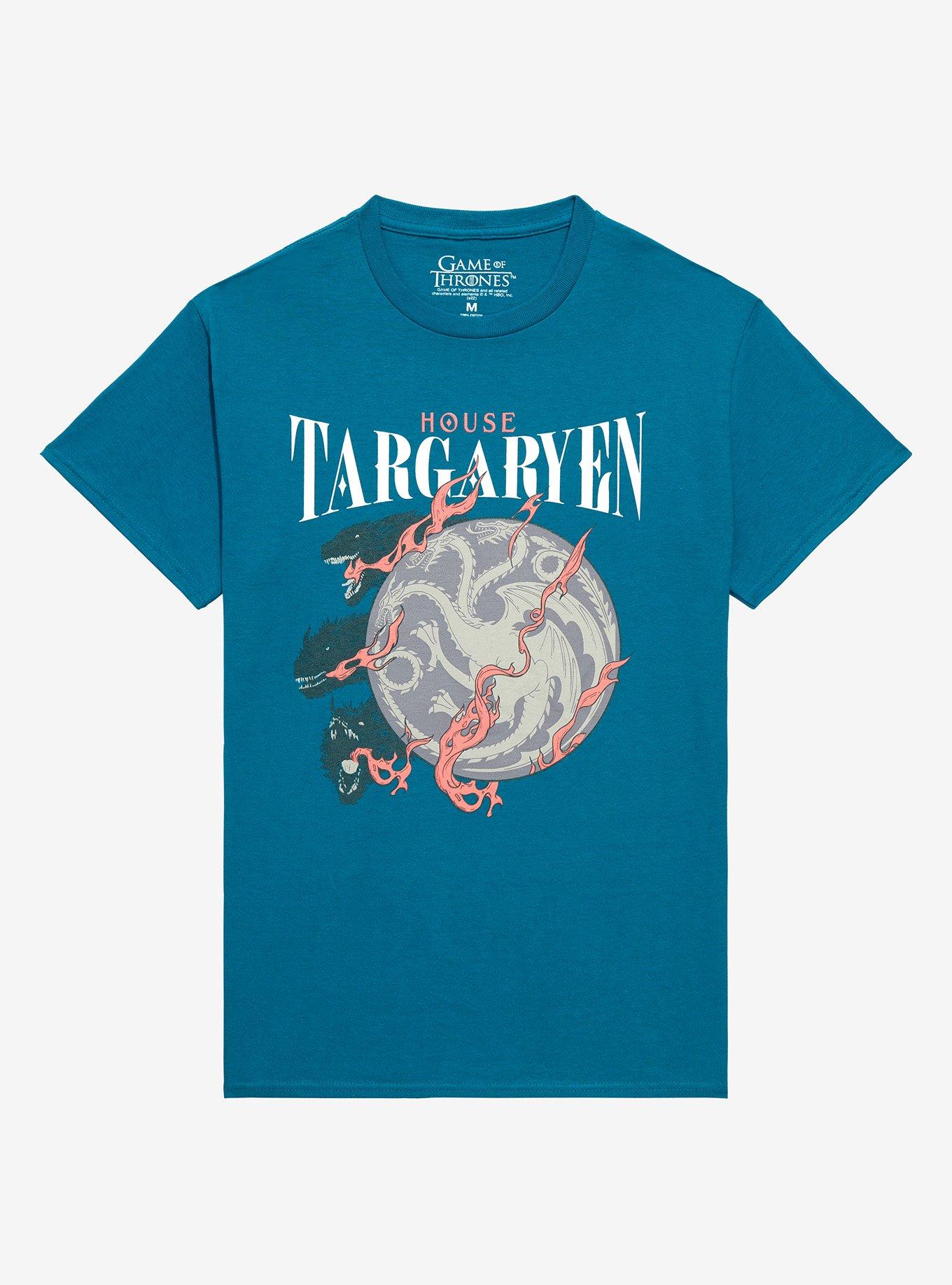 Game of Thrones House Targaryen Crest T-Shirt - BoxLunch Exclusive, BLUE, hi-res