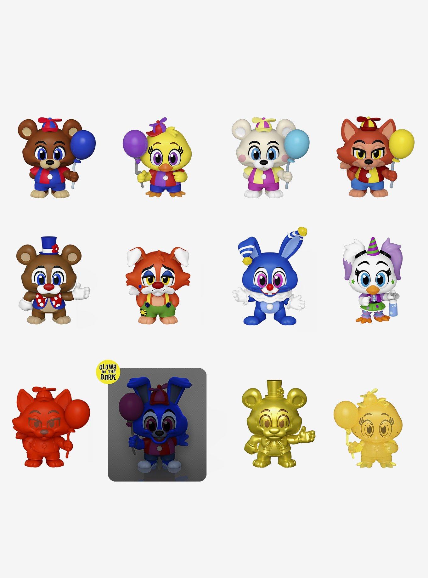 Five Nights at Freddy's Funtime Freddy Sister Location Figure Mystery Minis  Blind Bags Box Opening 