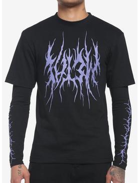 Purple Metal Twofer Long-Sleeve T-Shirt, , hi-res