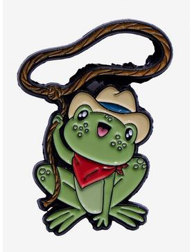 Cowboy Frog Enamel Pin, , hi-res