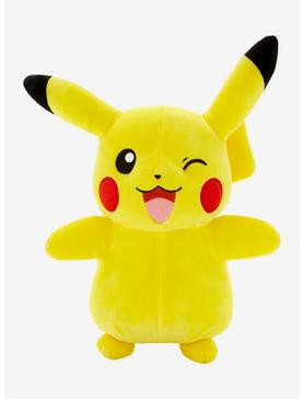 Pokemon Pikachu Smiling Winking Plush, , hi-res
