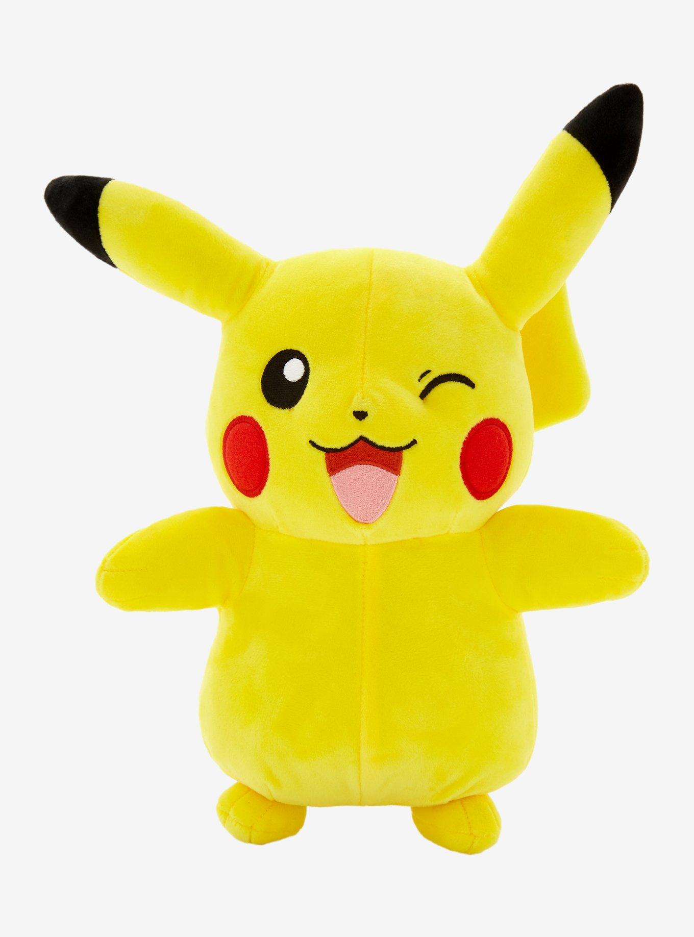Pokemon Pikachu Smiling Winking Plush, , hi-res