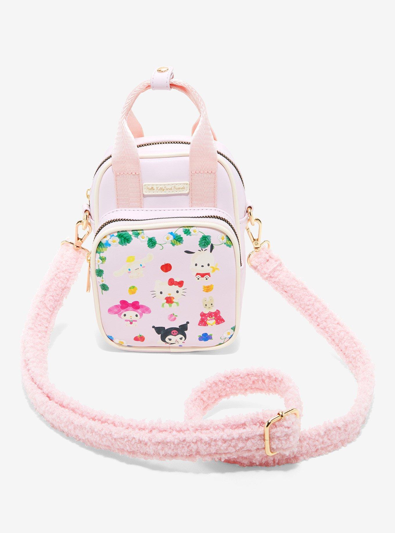 Hello Kitty Sanrio Crossbody Bag Pink Black