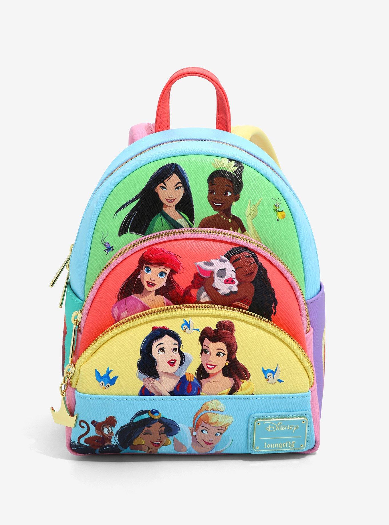 Loungefly Disney Princess Panel Portraits Mini Backpack, , hi-res