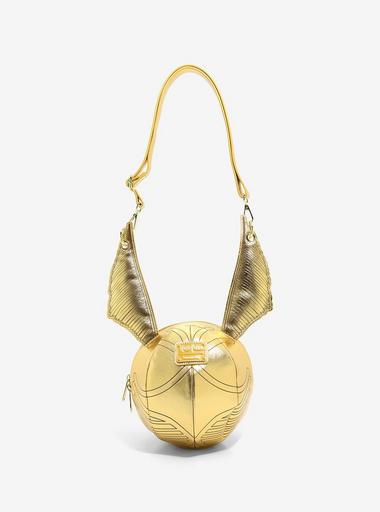 ラウンジフライ Harry Potter Golden Snitch Bag Loungefly Harry Potter Golden Snitch Figural Crossbody Bag | BoxLunch