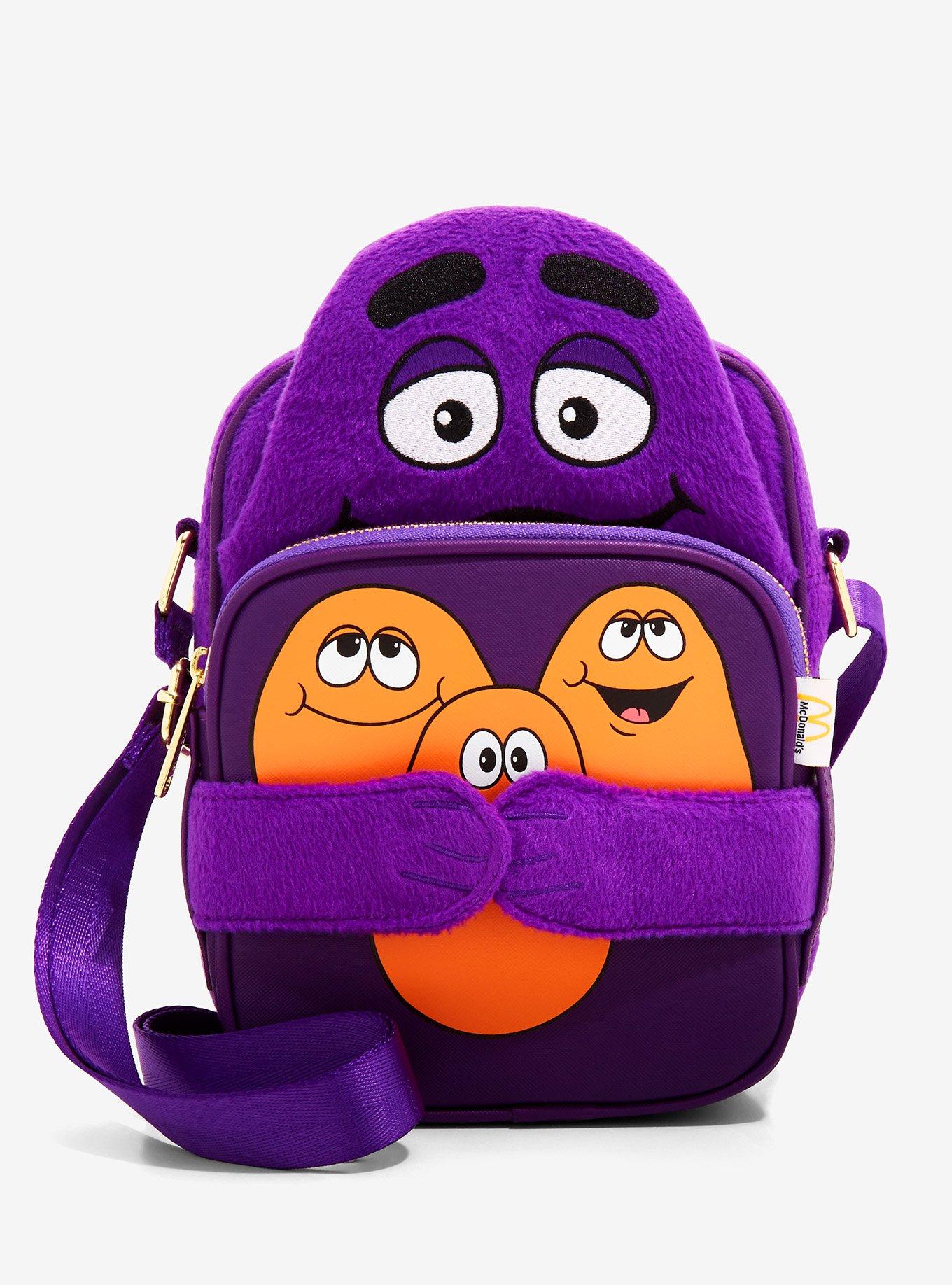 Loungefly Crossbuddies McDonald's Grimace Crossbody Bag | BoxLunch