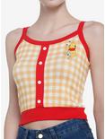Disney Winnie The Pooh Gingham Girls Sweater Tank Top, MULTI, hi-res